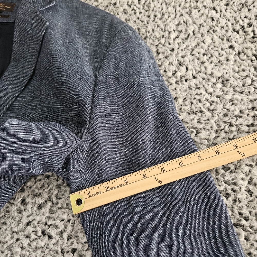 Rodd & Gunn Men's Blue Linen Blazer L Large Sport Fit 2-Button Jacket Sport Coat - Picture 15 of 15